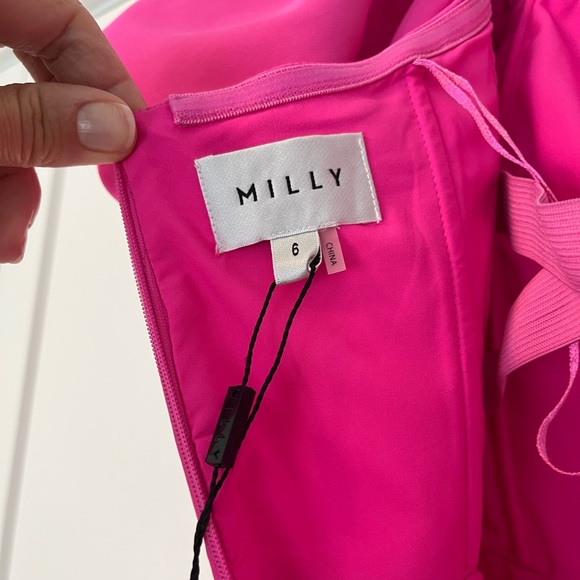 Milly Bria Cady off-the-shoulder dress - size 6 - Picture 3 of 5